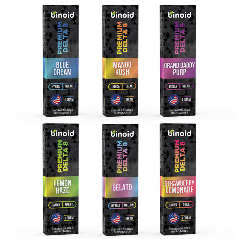 Binoid Delta 8 THC Rechargeable Disposable Vapes